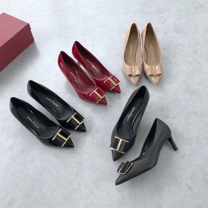 Ferragamo Double Bow High Heels 0724200/0704667/0704665