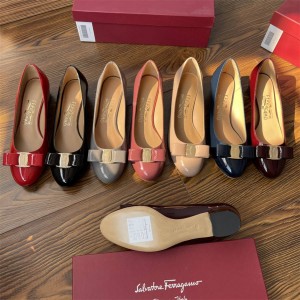 Ferragamo women's shoes VARA bow high heels 01B221 591963