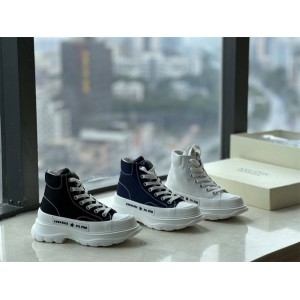 Alexander McQueen Converse Tread Slick boots high-top espadrilles