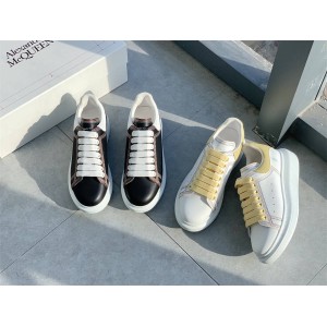 alexander mcqueen colorblock stitching sneakers