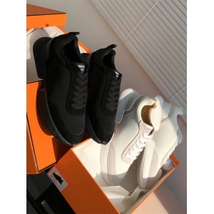 Hermes men's new style leather casual shoes sneakers