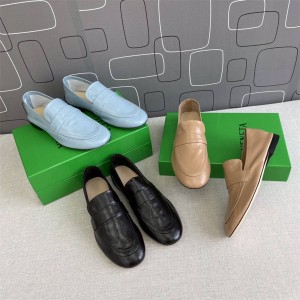 Bottega Veneta BV new women's small leather shoes shoes loafers