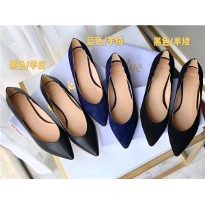 Chloe official website new Laurena scallop ballet flats