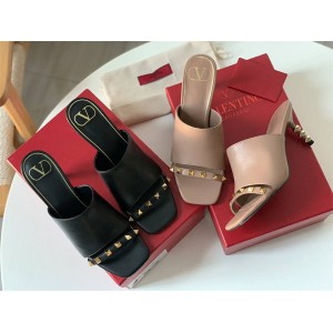 VALENTINO Heeled Mule Slipper Sandals