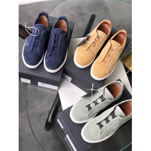 Ermenegildo Zegna suede TRIPLE STITCH sneakers