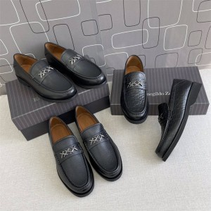 Ermenegildo Zegna New Firenze XXX Logo Loafers