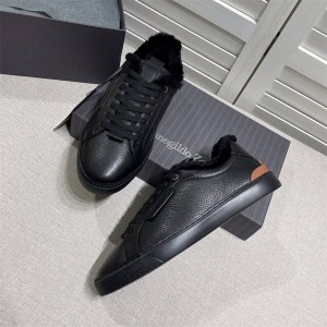 Ermenegildo Zegna Men's Shoes FERRARA Wool Sneakers