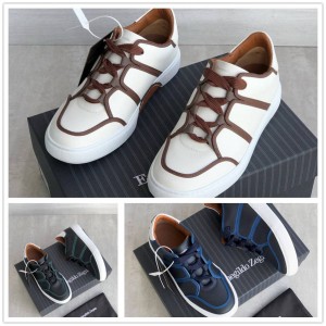 Ermenegildo Zegna Leather TIZIANO Sneakers Sneakers