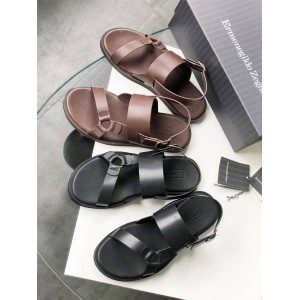 Ermenegildo Zegna Men's Leather Calfskin Sandals