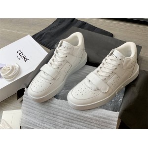 Celine CT-02 cow leather aged treatment mid-top sneakers 343193338