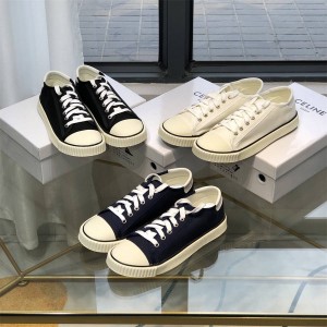 Celine BLANK faux and calf leather low-top lace-up toe sneakers 337812006