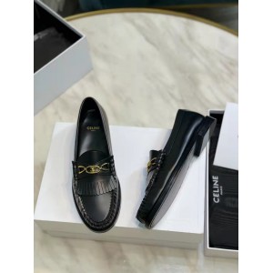 Celine LUCO MAILLON TRIOMPHE buffed calfskin loafers