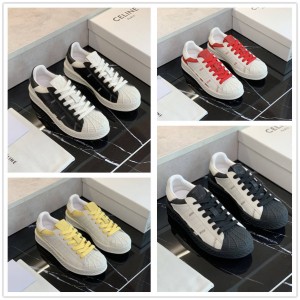Celine new shell head white shoes sneakers