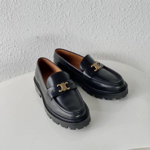 Celine TRIOMPHE Arc Buckle Loafers