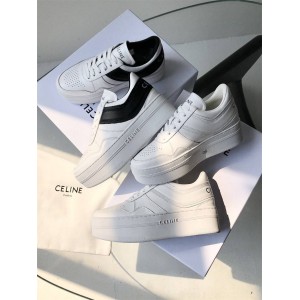 Celine BLOCK wedge outsole cow leather sneakers 346163338