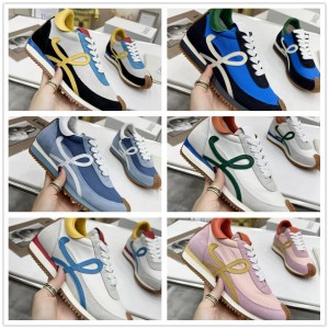 LOEWE nylon and suede sneakers casual shoes running shoes