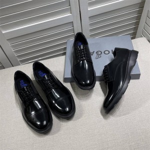 HOGAN Men's Leather Lace-Up Business Dress Shoes