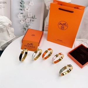 Hermes official website narrow enamel Clic H bracelet H700001