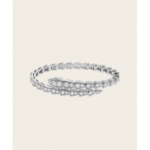 bvlgari Serpenti series narrow full diamond serpentine bracelet BR857492