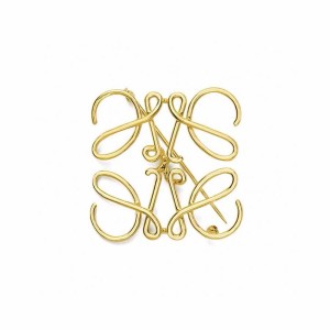 LOEWE official website LOGO Anagram metal brooch