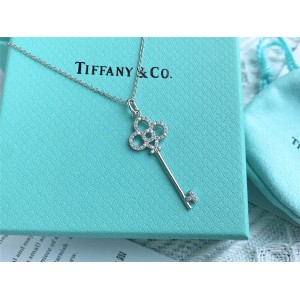 Tiffany Keys series crown key pendant necklace
