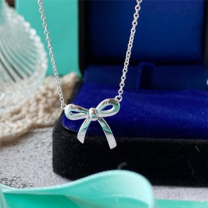 Tiffany purchases Tiffany Hong Kong official website bow necklace