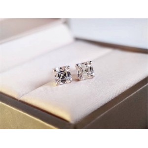 Bvlgari official website GRIFFE square diamond earrings