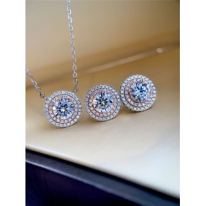 Cartier diamond ladies DESTINÉE earrings/necklace set