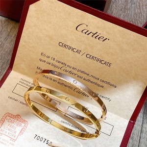Cartier official website narrow version small LOVE bracelet