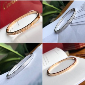 cartier official website 18K gold narrow love bracelet