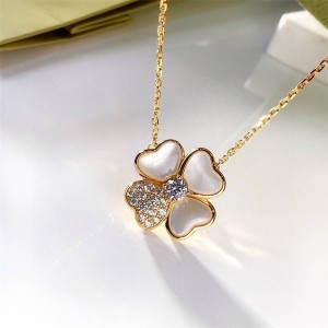 Van Cleef & Arpels VCA Cosmos Brooch Pendant Necklace