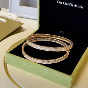 Van Cleef & Arpels VCA new single row Perlée diamond bracelet