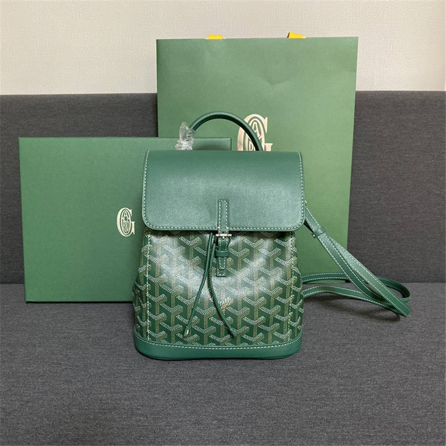 Goyard Goya Alpin Backpack Mini Flip School Bag One Shoulder Messenger  Rucksack Handbag Female