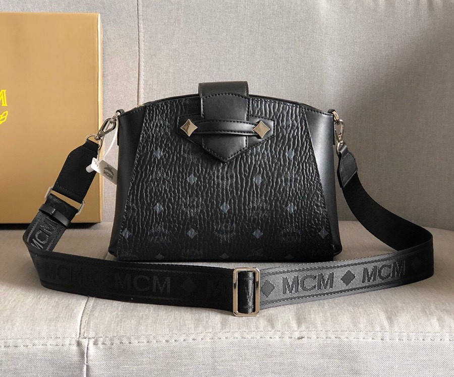 MCMCognac Monogram Visetos Essential Barrel Bag – Maidenlane