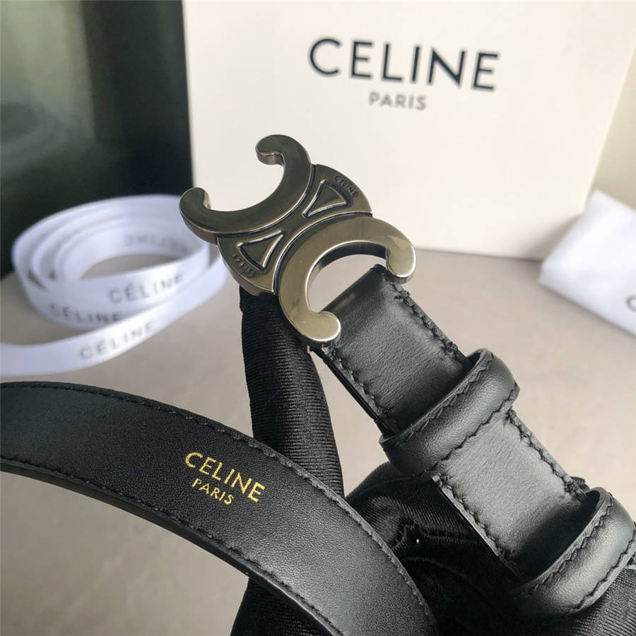 Celine official website ladies TRIOMPHE calfskin belt 45AK93